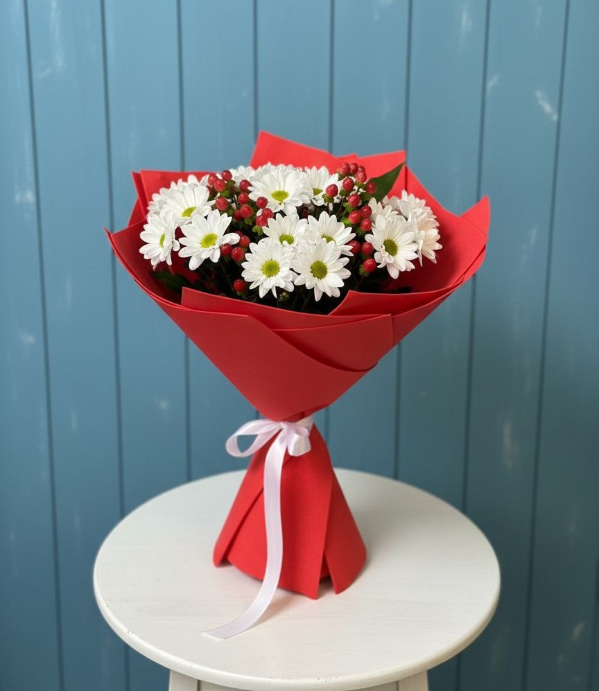 Букет цветов из: Хризантемы в Черноисточинске