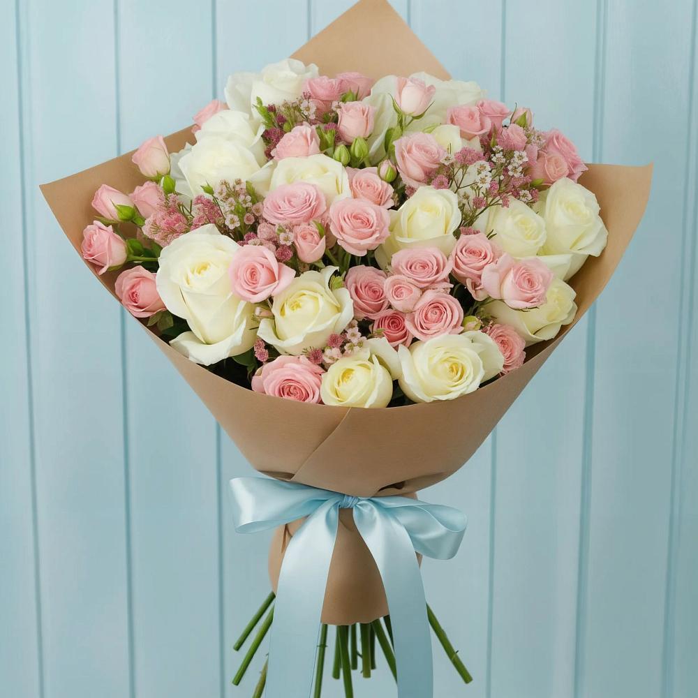 Букет цветов из: Розы в Черноисточинске