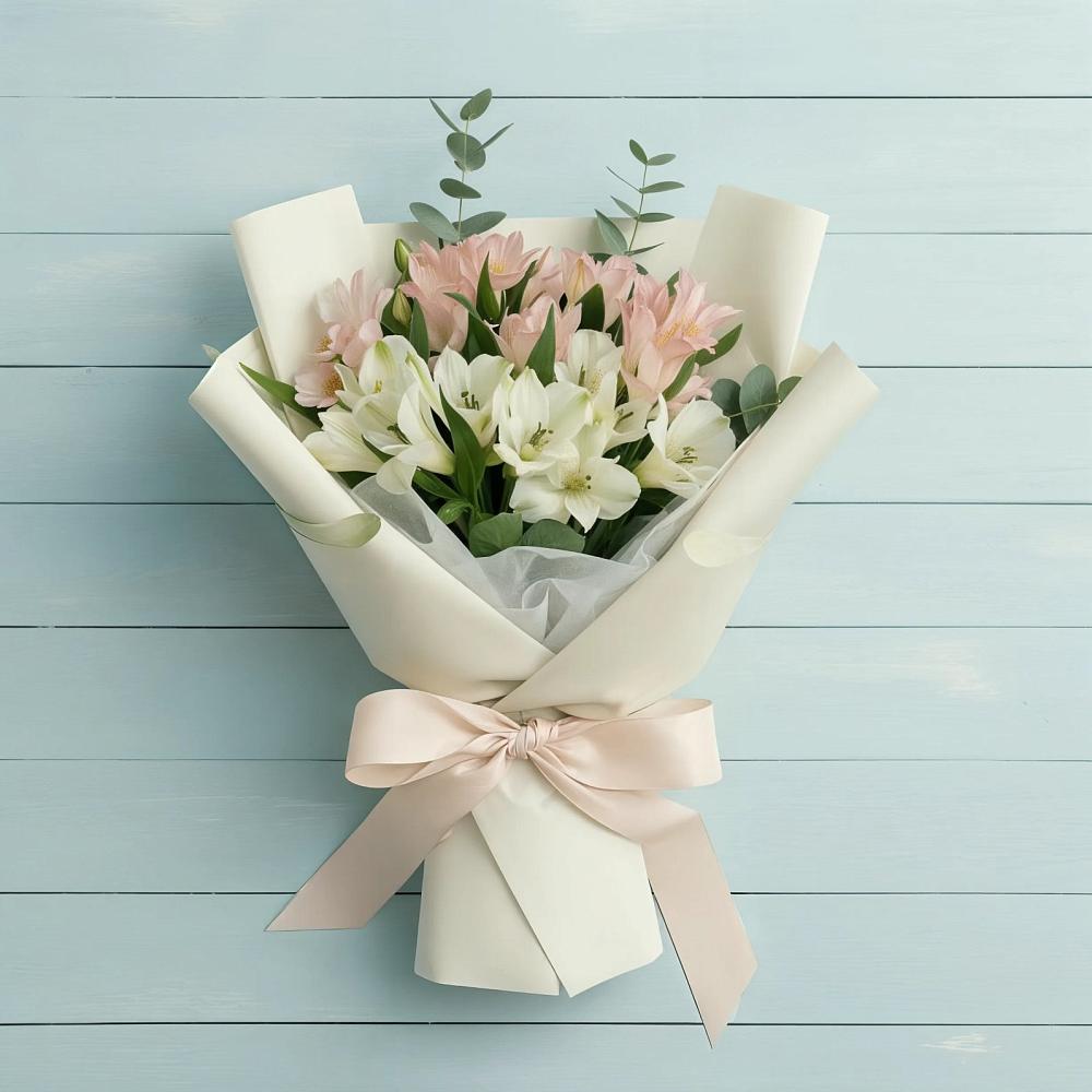 Букет цветов из: Альстромерии в Черноисточинске